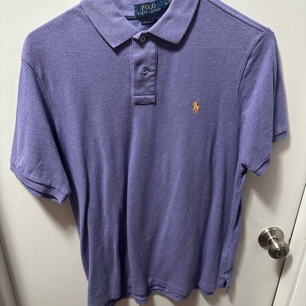 Ralph Lauren Purple Polo Shirt for Men